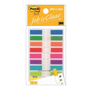 3M Post-it (R) film 180 sheets of transparent headings (20 sheets of 1 color)