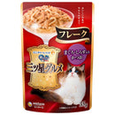 ユニチャーム 三ツ星グルメパウチ フレーク まぐろ・しらす入りかつお 35g