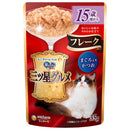 ユニチャーム 三ツ星グルメパウチ フレーク 15歳頃から まぐろ入りかつお 35g