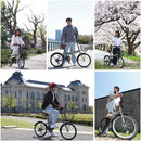 折りたたみ自転車 6段変速 オールインワン MF205 メーカー直送▼返品・キャンセル不可【他商品との同時購入不可】