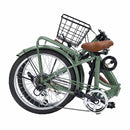 折りたたみ自転車 6段変速 オールインワン MF209 メーカー直送▼返品・キャンセル不可【他商品との同時購入不可】