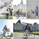 折りたたみシティサイクル 6段変速 オートライト MC509 メーカー直送▼返品・キャンセル不可【他商品との同時購入不可】