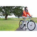 折りたたみシティクロス 6段変速 フロントキャリア DE601 メーカー直送▼返品・キャンセル不可【他商品との同時購入不可】