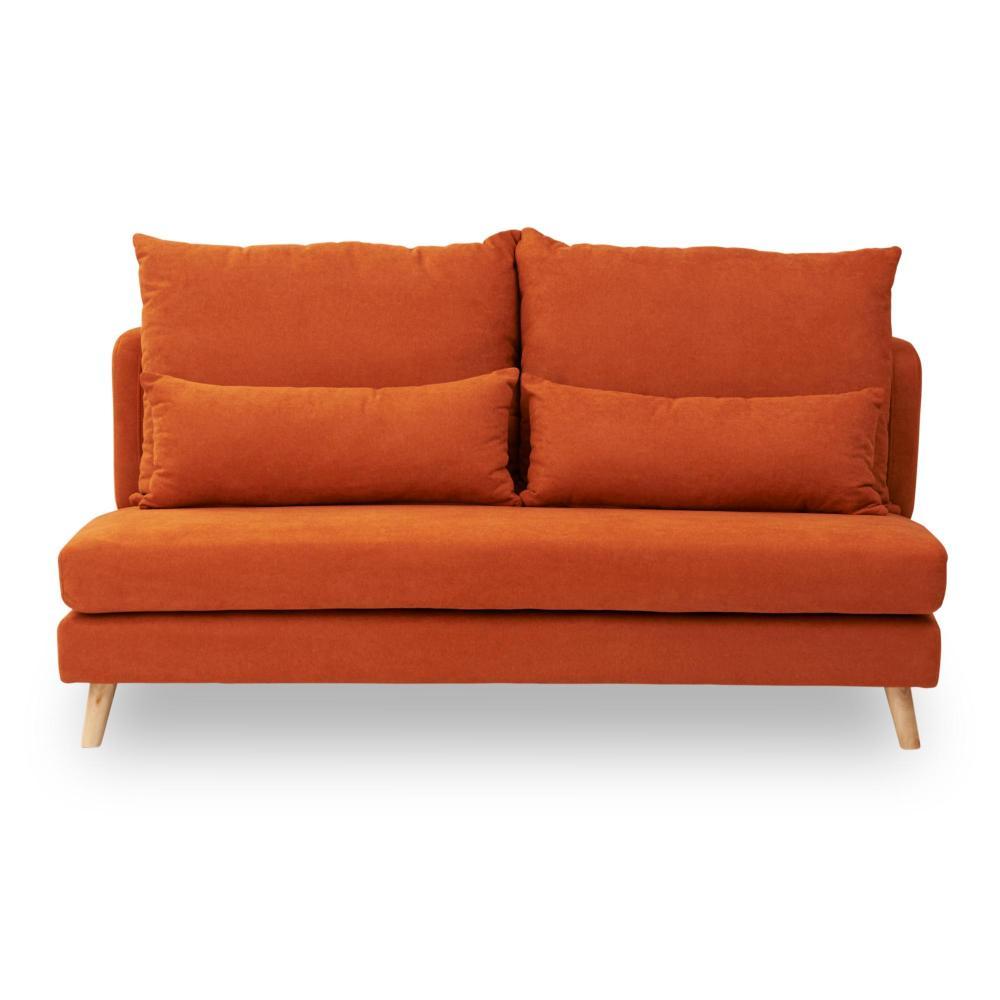 3人掛けソファ タピオカ オレンジ 315624 メーカー直送 ▽返品