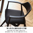 ダイニングチェア ロジャー 回転式 ブラック 合皮座面ブラック メーカー直送 ▼返品・キャンセル不可【他商品との同時購入不可】