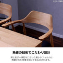 ダイニングチェア ロジャー3 A型 オーク 合皮座面ブラック メーカー直送 ▼返品・キャンセル不可【他商品との同時購入不可】