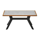 ラミン センターテーブル 幅90cm ライトグレー メーカー直送 ▼返品・キャンセル不可【他商品との同時購入不可】