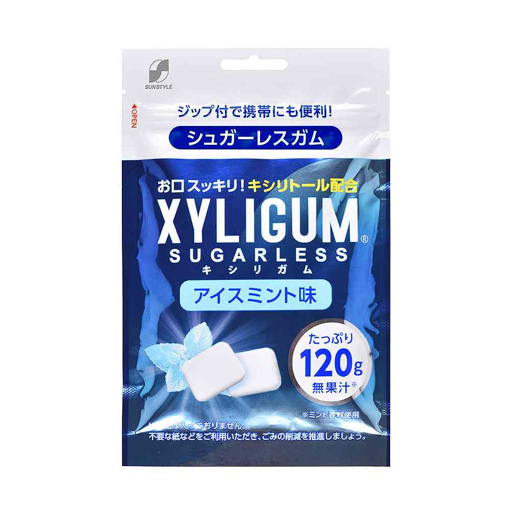 ◇SUN STYLE サンスタイル キシリガム アイスミント パウチ 120g