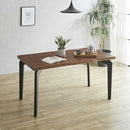 アカシア天然木の古木風幅140cmダイニングテーブル BR メーカー直送 ▼返品・キャンセル不可【他商品との同時購入不可】