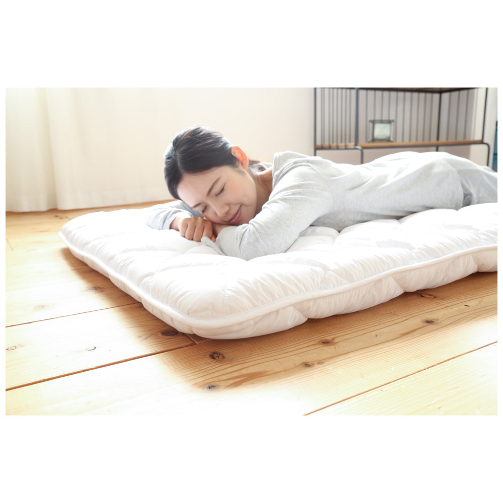 アウトレット 抗菌防臭防ダニ軽量敷ふとん シングル 【直送品】 返品