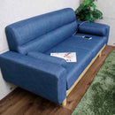 2口コンセント付き2.5人掛けソファ SO-20-BL メーカー直送 ▼返品・キャンセル不可【他商品との同時購入不可】