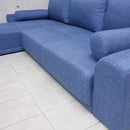 2口コンセント付きロータイプカウチソファ SO-21-BL メーカー直送 ▼返品・キャンセル不可【他商品との同時購入不可】