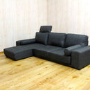 2口コンセント付きロータイプカウチソファ SO-21-GY メーカー直送 ▼返品・キャンセル不可【他商品との同時購入不可】