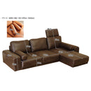 2口コンセント付きロータイプカウチソファ SO-21-GY メーカー直送 ▼返品・キャンセル不可【他商品との同時購入不可】