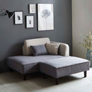 2口コンセント付きカウチソファ SO-27-IV メーカー直送 ▼返品・キャンセル不可【他商品との同時購入不可】