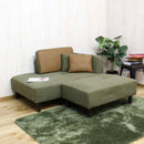 2口コンセント付きカウチソファ SO-27DX-GR メーカー直送 ▼返品・キャンセル不可【他商品との同時購入不可】