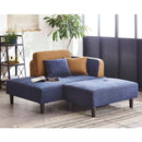 2口コンセント付きカウチソファ SO-27DX-NV メーカー直送 ▼返品・キャンセル不可【他商品との同時購入不可】