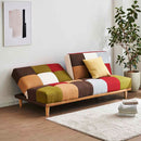 背もたれ2WAYパッチワークソファーベッド SO-32-KF メーカー直送 ▼返品・キャンセル不可【他商品との同時購入不可】