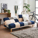 背もたれ2WAYパッチワークソファーベッド SO-32-BL メーカー直送 ▼返品・キャンセル不可【他商品との同時購入不可】