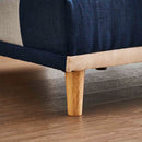 背もたれ2WAYパッチワークソファーベッド SO-32-BL メーカー直送 ▼返品・キャンセル不可【他商品との同時購入不可】