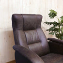 オットマン付きパーソナルチェアー PC-BTN-DBR メーカー直送 ▼返品・キャンセル不可【他商品との同時購入不可】