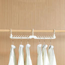 トレードワン 省スペース折りたたみハンガーホルダー  ホワイト