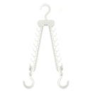 トレードワン 省スペース折りたたみハンガーホルダー  ホワイト