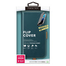 PGA iPhone16用 フリップカバー ブルー PG-24AFP01BL 75g