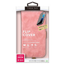 PGA iPhone16用 フリップカバー ダスティピンク PG-24AFP03PK 75g