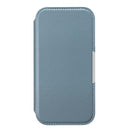 PGA iPhone16用 ガラスフリップケース ブルー PG-24AGF03BL 70g