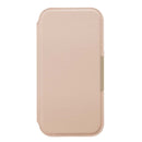 PGA iPhone16用 ガラスフリップケース サフィアーノ調/ピンク PG-24AGF06PK 70g