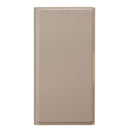 PGA iPhone16用 クリアフリップケース ベージュ PG-24ACF02BE 70g