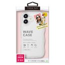 PGA iPhone16用 クリアウェーブケース クリア PG-24AWTP01CL 31g