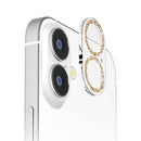 PGA iPhone16 /16Plus 2眼カメラ用 カメラフルプロテクター ラメピンクゴールド 2g