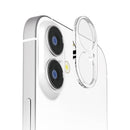 PGA iPhone16/16Plus 2眼カメラ用 カメラフルプロテクター フルクリア 2g