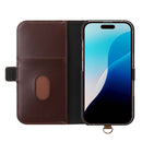 PGA iPhone16Pro用 フリップカバー ブラック PG-24BFP02BK 75g