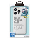 PGA iPhone 16 Pro用 クリアポケットケース クリア PG-24BCTP01CL 25g