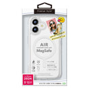 PGA iPhone16用 MagSafe対応 エアクッションケース スノー PG-24AMGPTA05CL 41g