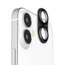PGA iPhone 17/16/16 Plus用 カメラフルプロテクター アルミ/ブラック 2g