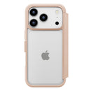 PGA iPhone 17 Pro用 ガラスフリップケース サフィアーノ調/ピンク 65g