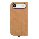 PGA iPhone Air用 フリップカバー キャメル 95g