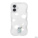 PGA iPhone 17用 ウェーブケース スティッチ PG-D25AWH01STI 35g