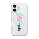 PGA iPhone 17用 MagSafe対応 ハイブリッドケース スティッチ PG-D25AMH03STI 35g