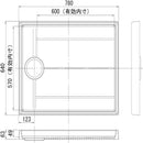 洗濯機用スタンダード防水パン TP780-CW1 メーカー直送 ▼返品・キャンセル不可【他商品との同時購入不可】