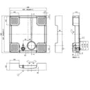 洗濯機用給水栓付防水パン フォーセットパン 専用ガードなし メーカー直送 ▼返品・キャンセル不可【他商品との同時購入不可】