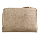 スヌーピーLC クロコ スリム二つ折 ベージュ SN0125 メーカー直送 ▼返品・キャンセル不可【他商品との同時購入不可】