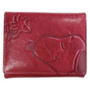 スヌーピーLC スマイル 二つ折財布 牛革 RD SN0144 メーカー直送 ▼返品・キャンセル不可【他商品との同時購入不可】