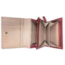 スヌーピーLC スマイル 二つ折財布 牛革 RD SN0144 メーカー直送 ▼返品・キャンセル不可【他商品との同時購入不可】