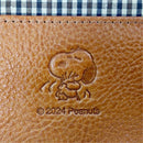 スヌーピーLC チェックシリーズ 長財布 牛革 SN0161 メーカー直送 ▼返品・キャンセル不可【他商品との同時購入不可】