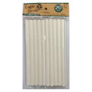 K'sインターナショナル ペーパーストロー11×180mm ホワイト 530259 20本入